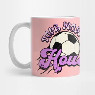 Your Mom's House Podcast Soccer Ball Aesthetic Mug